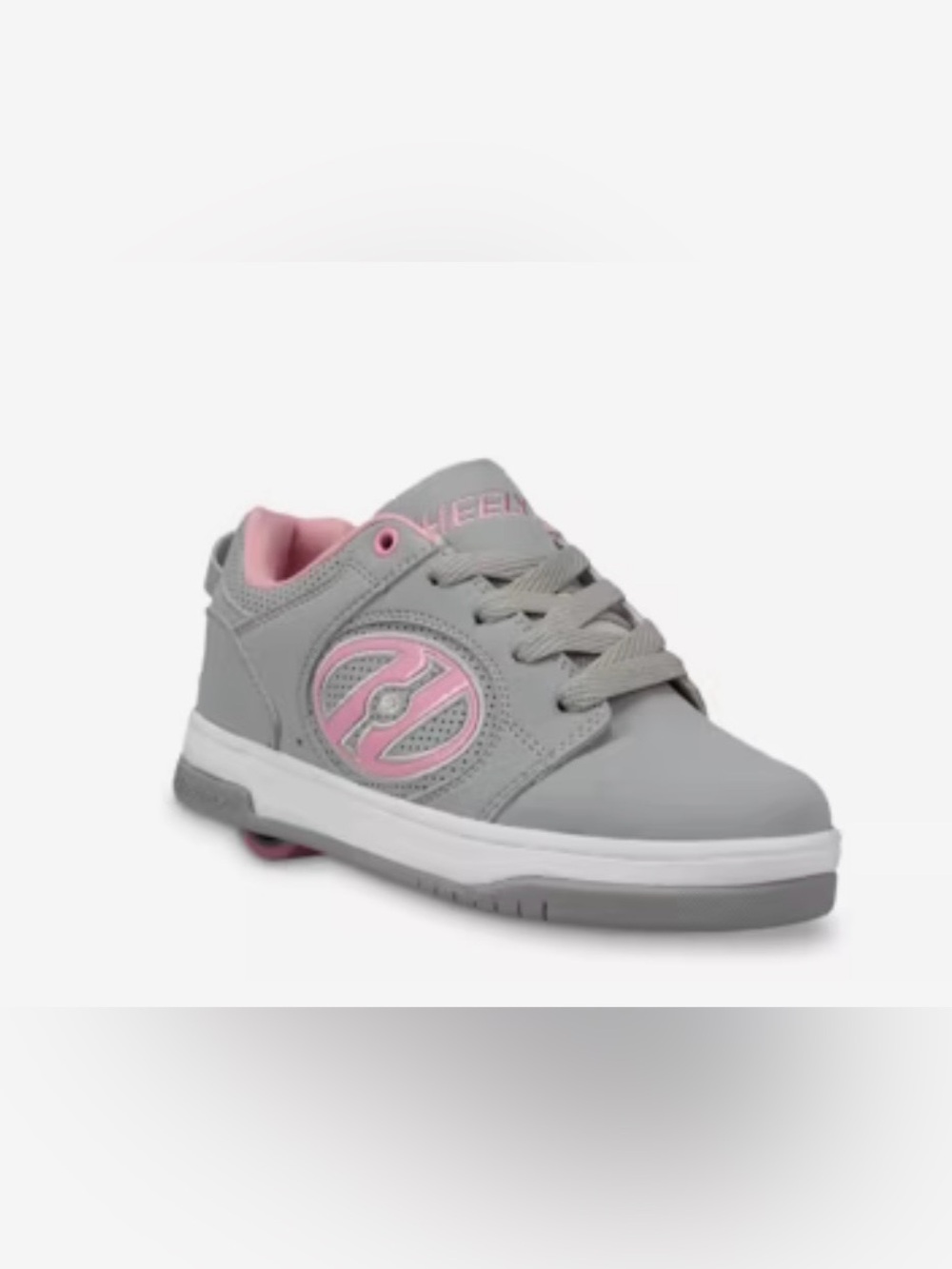 Heelys Voyager Pink/Grey Skate Shoe NWT - Picture 2 of 9